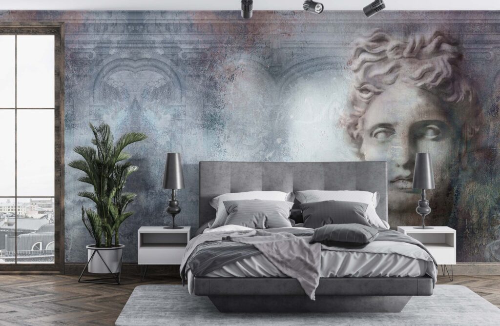 David Michelangelo Eskitmeli 3D Duvar Kağıdı | Duvar Kağıdı Marketi