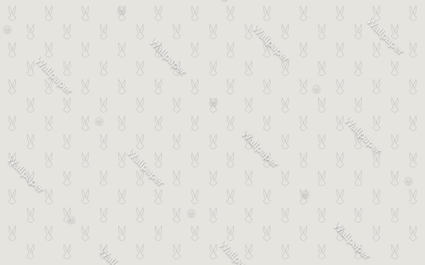 Minimal Tavşan Desenli Duvar Kağıdı