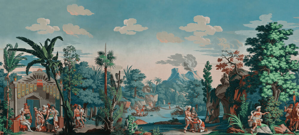 Eski Çağ İnsanlar Tropikal Orman Duvar Kağıdı