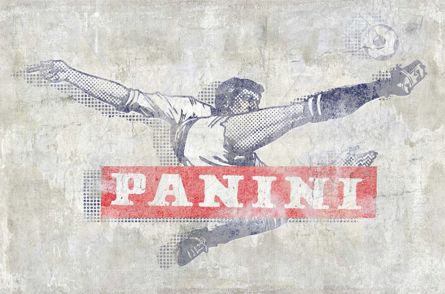 Panini Fulbolcu Figürlü Duvar Kağıdı | Duvar Kağıdı Marketi