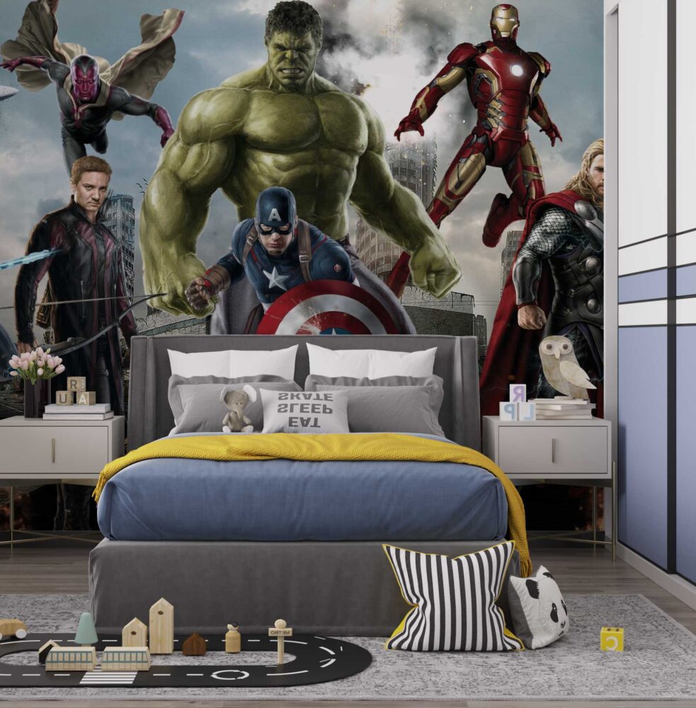Marvel Evreni Yenilmezler Duvar Kağıdı