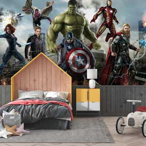 Marvel Evreni Yenilmezler Duvar Kağıdı