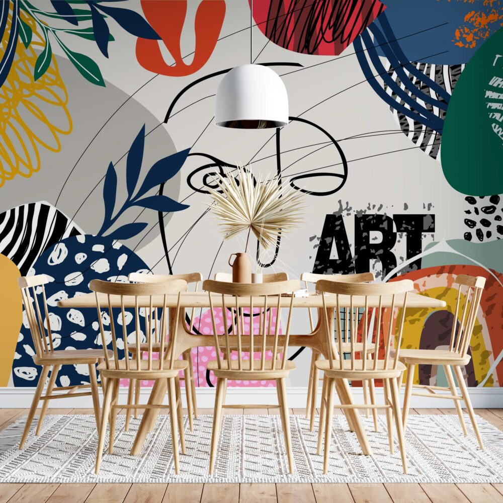 Art Abstrack Desenler Modern Duvar Kağıdı | Duvar Kağıdı Marketi
