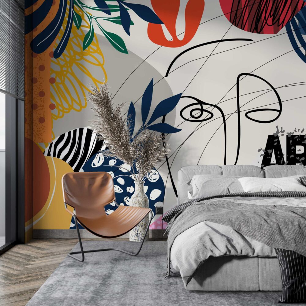 Art Abstrack Desenler Modern Duvar Kağıdı | Duvar Kağıdı Marketi