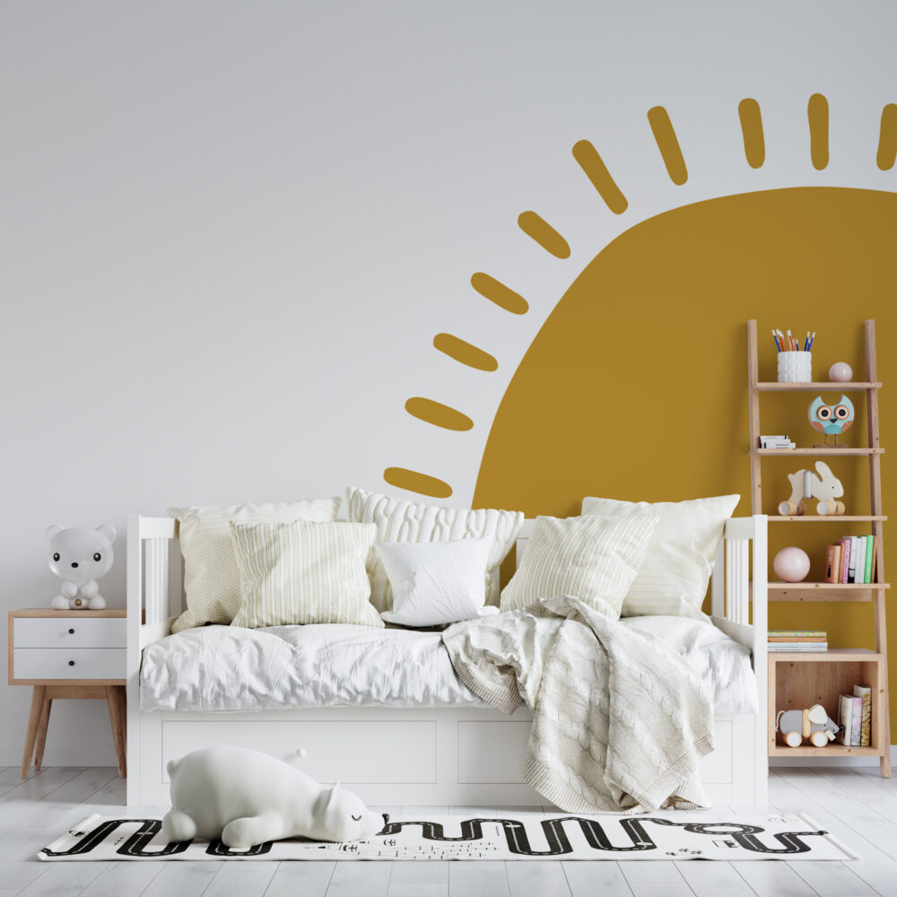 Soft Güneş Çocuk Duvar Kağıdı
