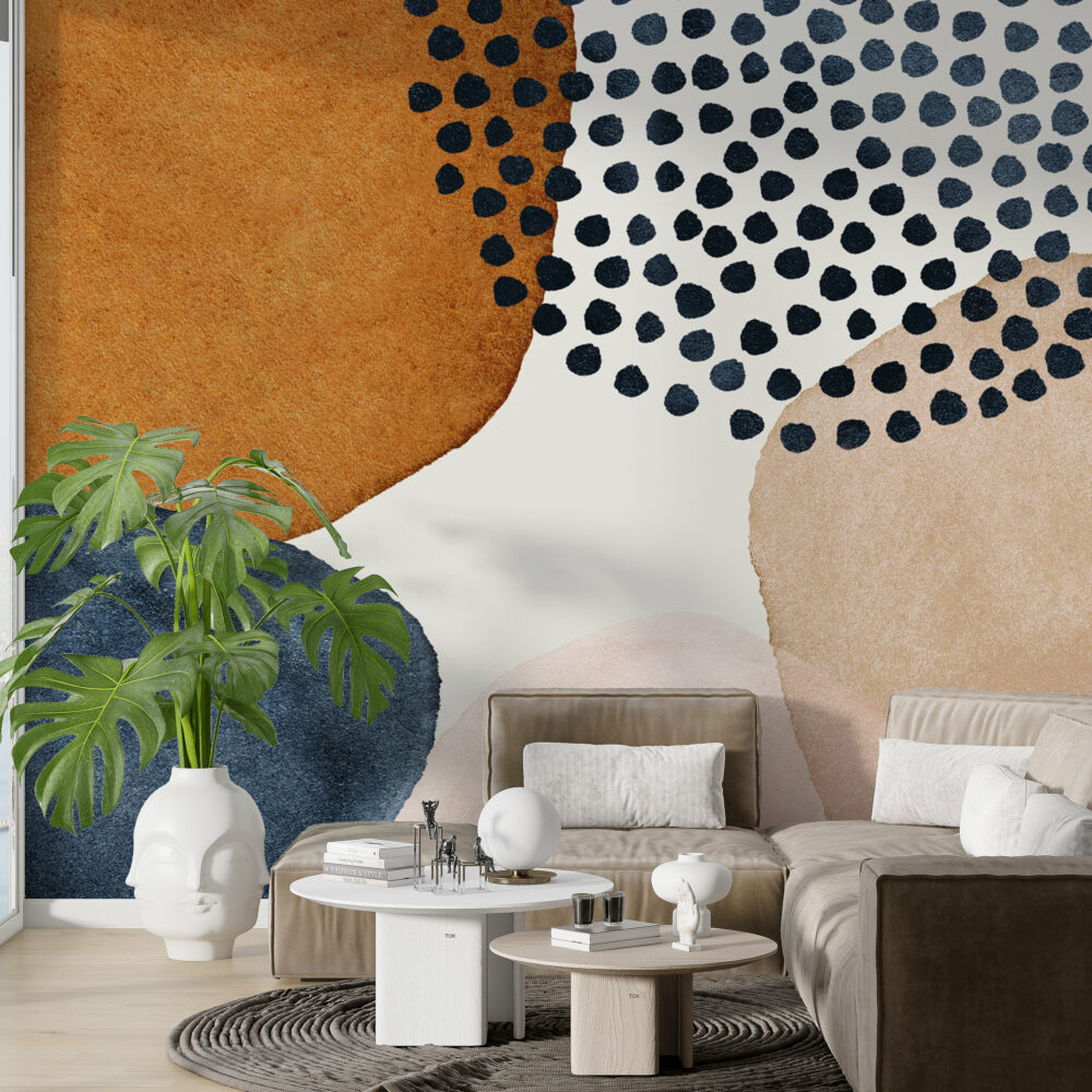 Boho Stilli Desen Duvar Kağıdı