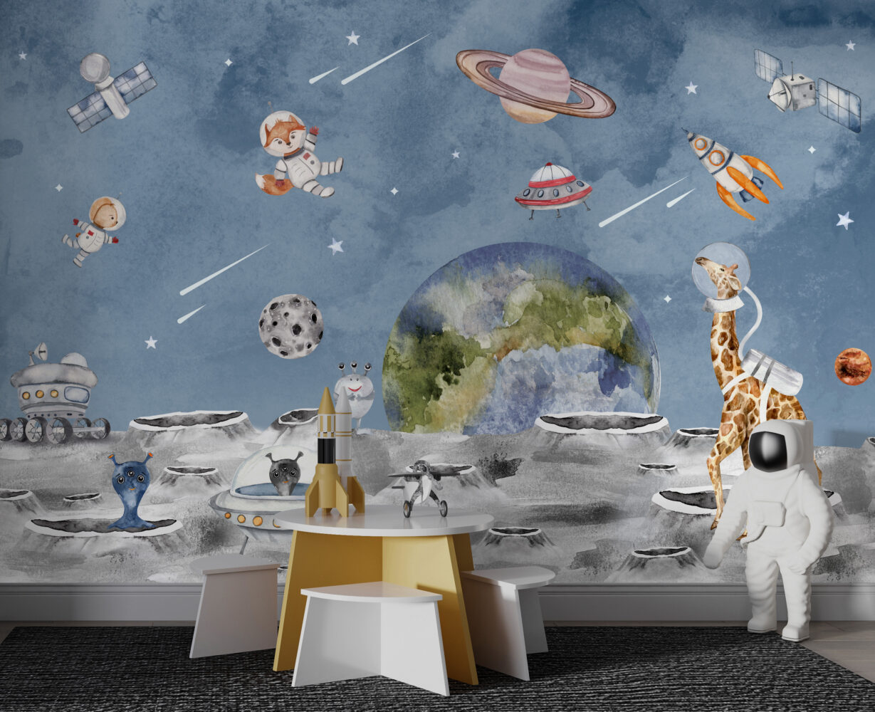 Astronot Hayvanlar Duvar Kağıdı