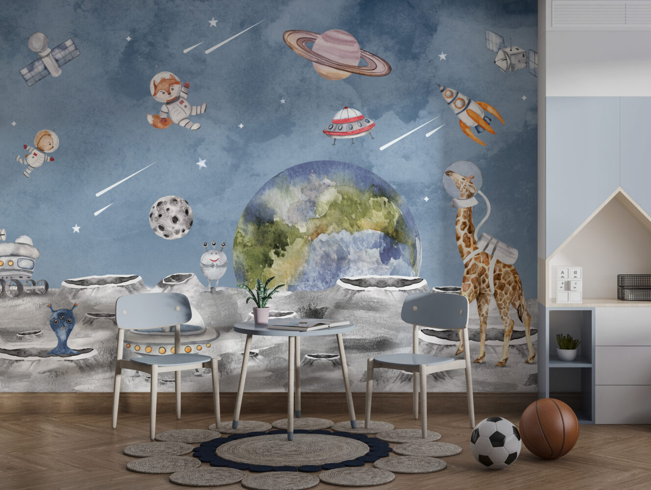 Astronot Hayvanlar Duvar Kağıdı