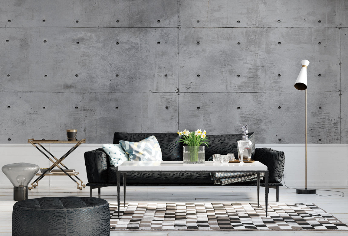 Gri Beton Görünümlü Duvar Kağıdı | Duvar Kağıdı Marketi