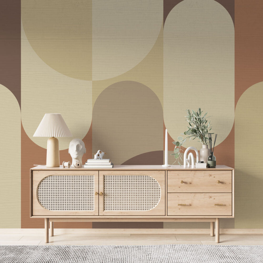 Soft Geometrik Desenler Modern Duvar Kağıdı | Duvar Kağıdı Marketi