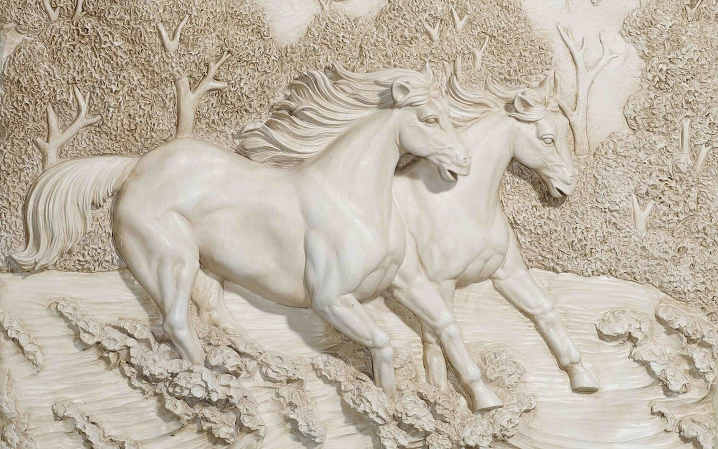 At Desenli 3D Duvar Kağıdı