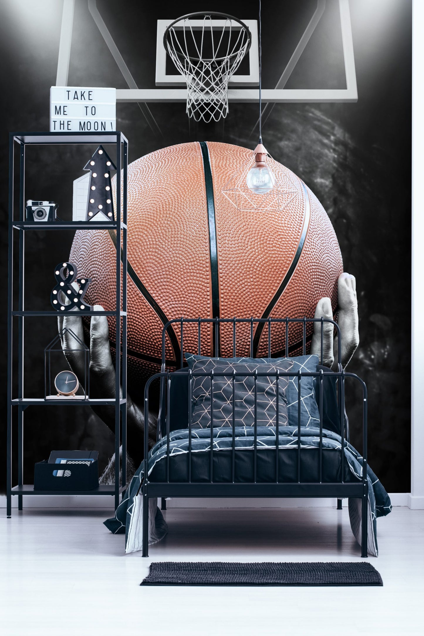 Basketbol Topu ve Pota Duvar Kağıdı