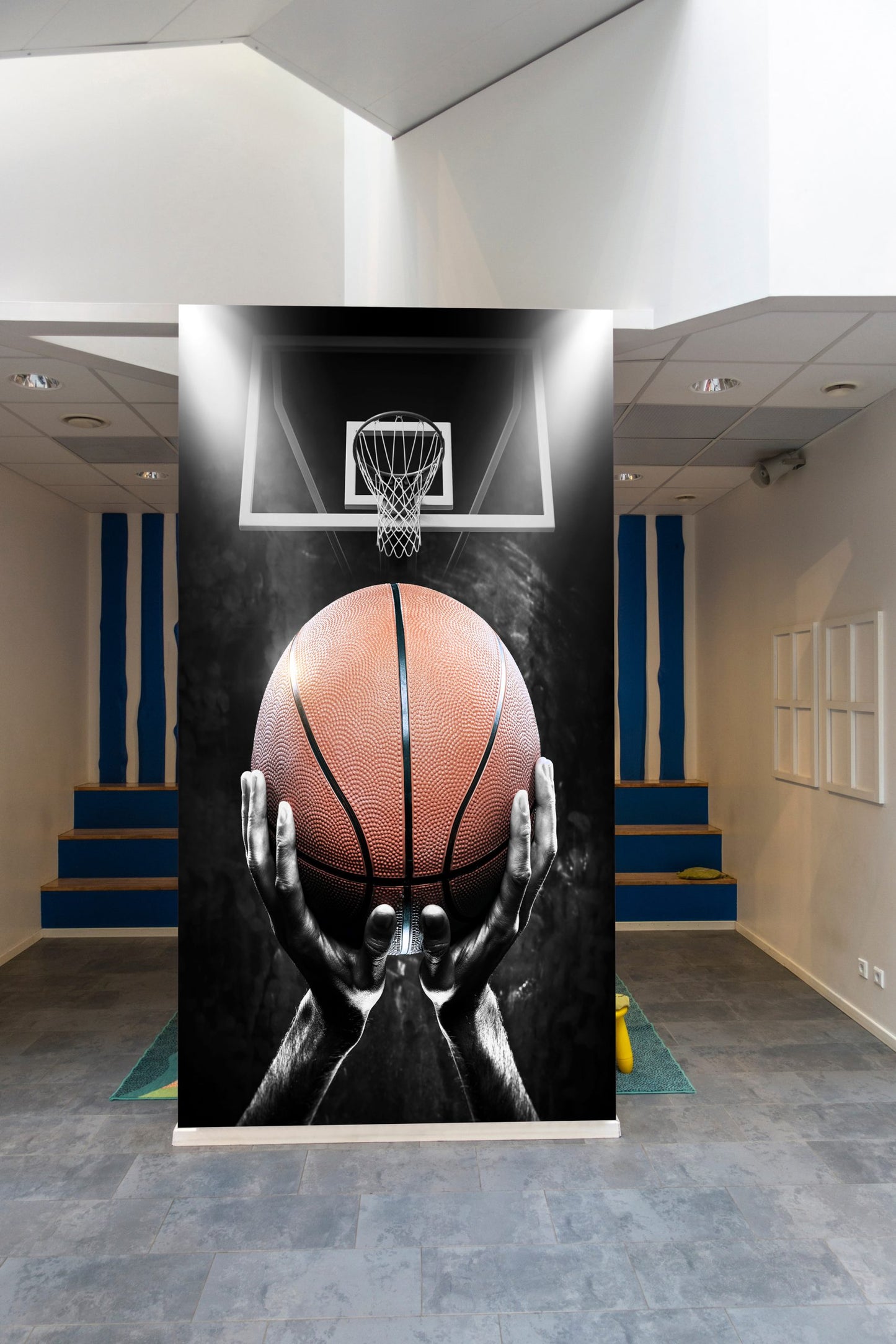Basketbol Topu ve Pota Duvar Kağıdı