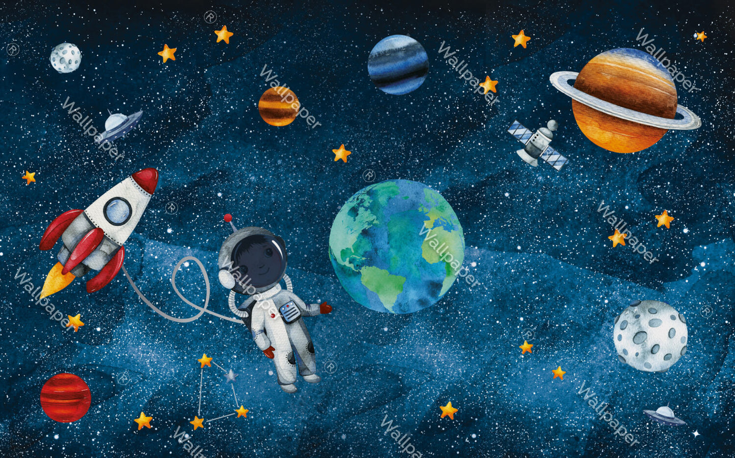 Küçük Astronot Duvar kağıdı
