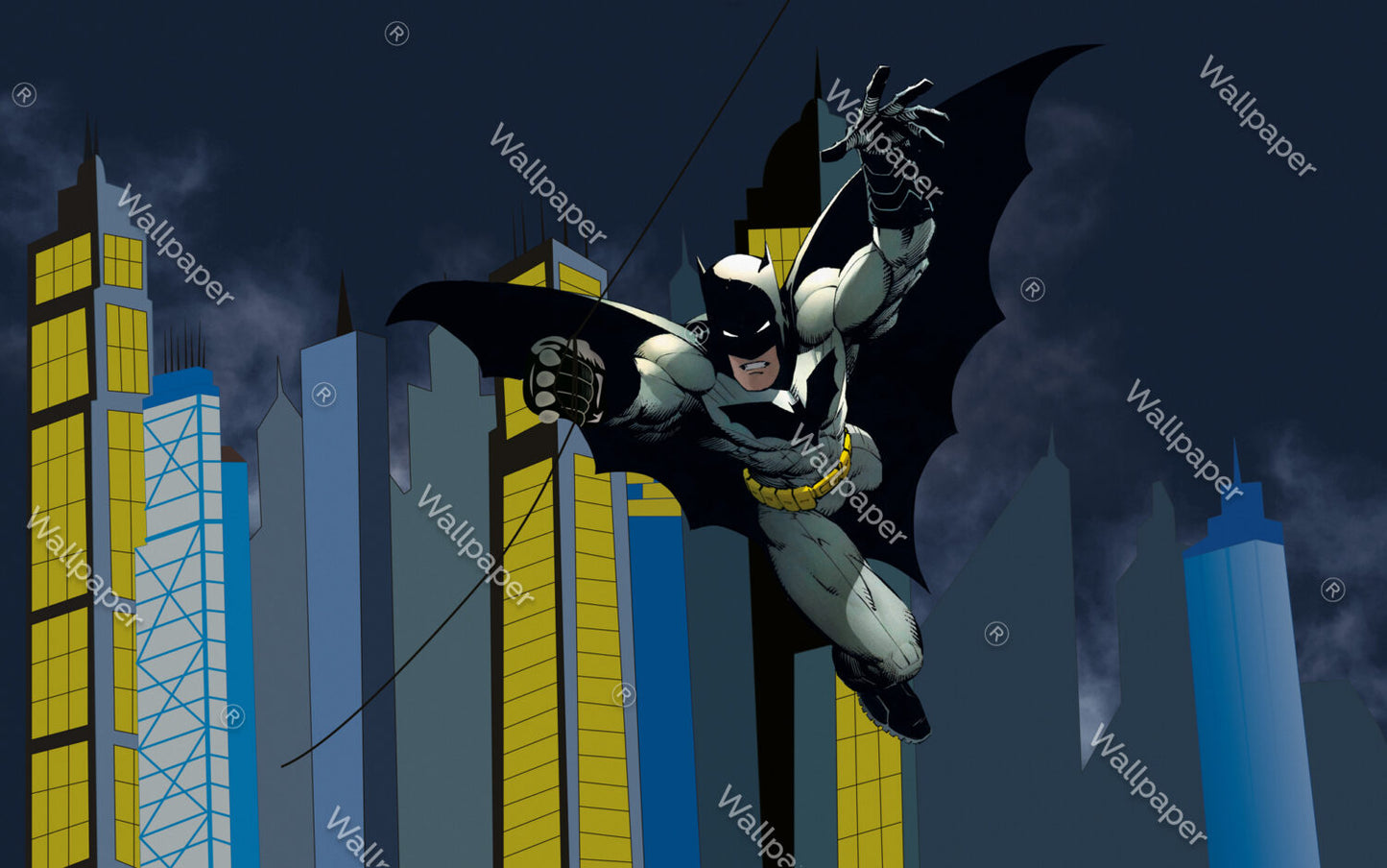 Batman Gotham City'de Duvar Kağıdı