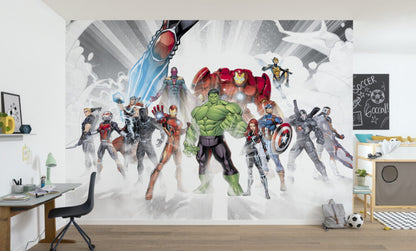 Marvel Avengers Çocuk Odası Duvar Kağıdı