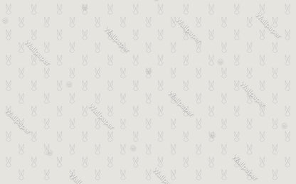 Minimal Tavşan Desenli Duvar Kağıdı