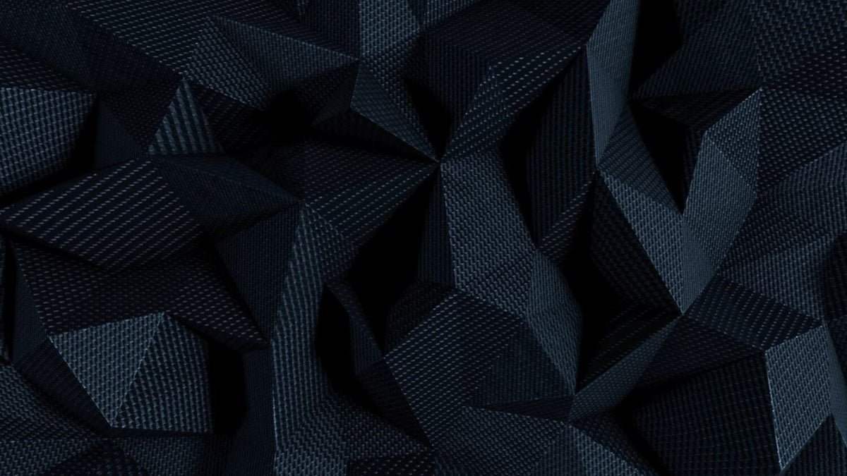 Siyah Modern 3D Kabartmalı Duvar Kağıdı Poster