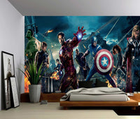 Adam Kaptan Amerika Avengers Demir Duvar Kağıdı Poster
