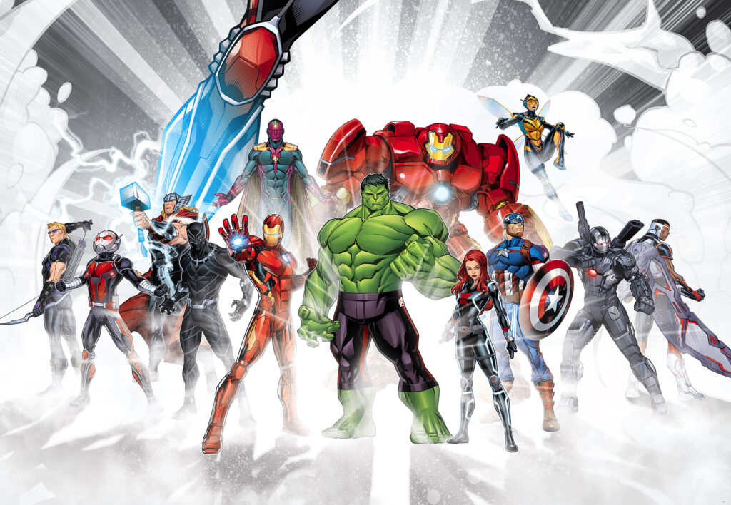 Çocuk Odası Marvel Avengers Duvar Kağıdı Poster