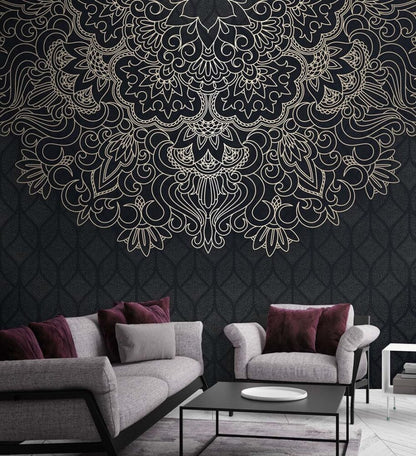 Mandala Desenli Stil Duvar Kağıdı | Duvar Kağıdı Marketi