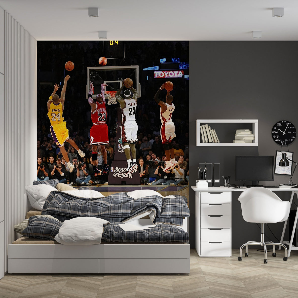 Basketbol Yıldızları Duvar Kağıdı Poster