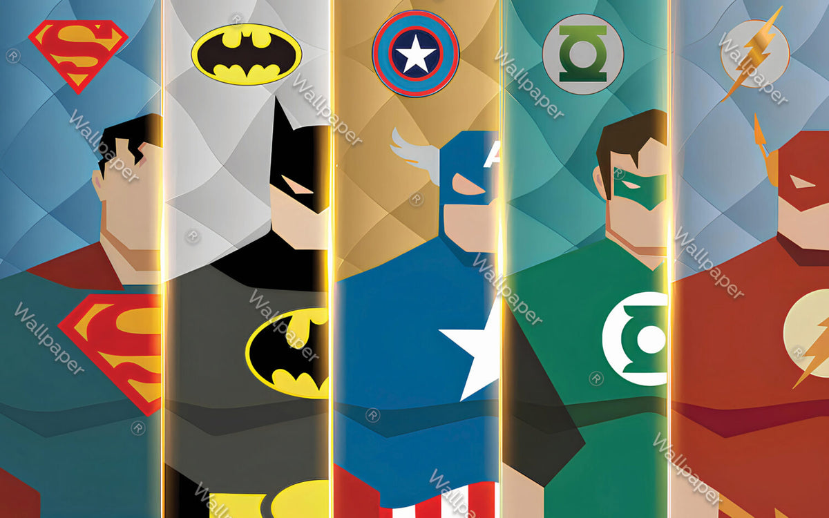 Avengers Dünyası Süper Kahramanlar Duvar Kağıdı Poster