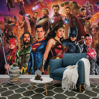 Adalet Birliği Marvel Dünyası Duvar Kağıdı Poster