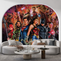 Adalet Birliği Marvel Dünyası Duvar Kağıdı Poster