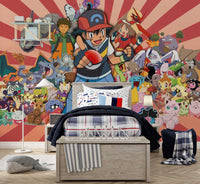 Pokemon Evreni Duvar Kağıdı Poster