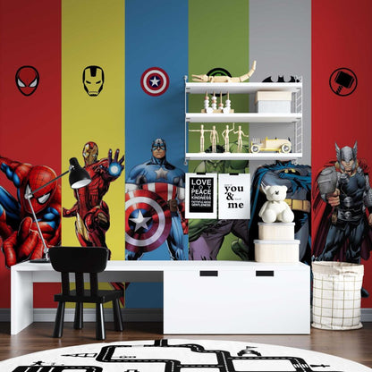Marvel Evreni Kahramanları Duvar Kağıdı