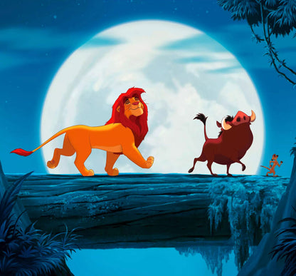 Aslan Kral ve Arkadaşı Pumbaa Duvar Kağıdı
