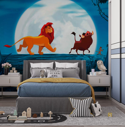 Aslan Kral ve Arkadaşı Pumbaa Duvar Kağıdı