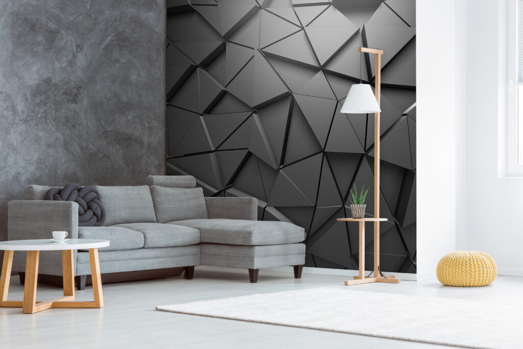 Üçgen Parçacık Desenli 3D