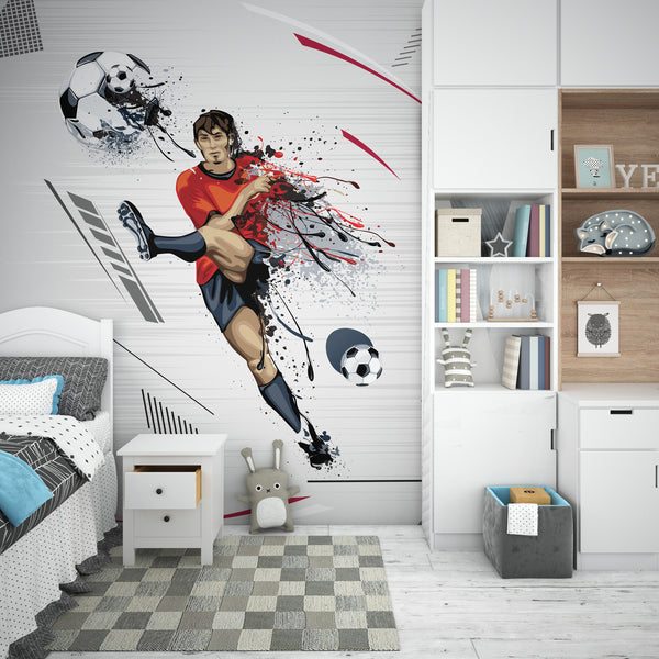 Temalı Yıldız Futbolcu Duvar Kağıdı Poster
