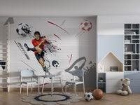 Temalı Yıldız Futbolcu Duvar Kağıdı Poster