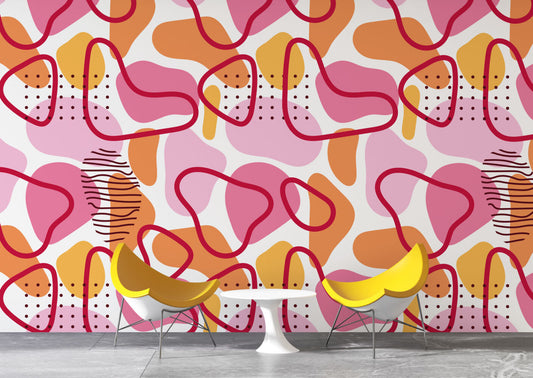 Abstrack Geometrik Desenler Dinamik Duvar Kağıdı | Duvar Kağıdı Marketi