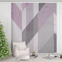 Geometrik Eskitmeli Duvar Kağıdı Poster