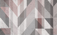 Geometrik Eskitmeli Duvar Kağıdı Poster