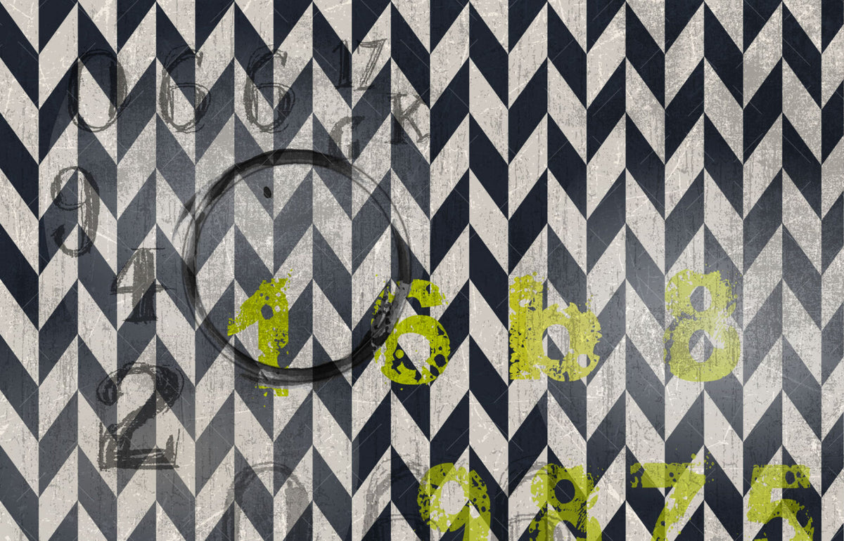 Yazılar Geometrik Desenler Duvar Kağıdı Poster
