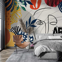 Desenler Modern Art Abstrack Duvar Kağıdı Poster