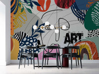 Desenler Modern Art Abstrack Duvar Kağıdı Poster