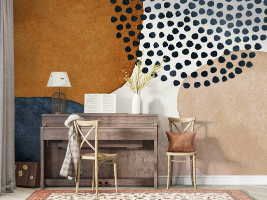 Boho Stilli Desen Duvar Kağıdı
