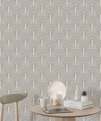 Stilli Desen Çizgisel Geometrik Duvar Kağıdı Poster