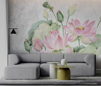 Lotus Çiçeği Duvar Kağıdı Poster