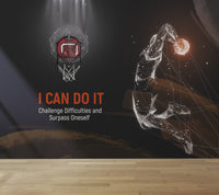 Özel Tasarım "I CAN DO IT" Duvar Kağıdı Poster