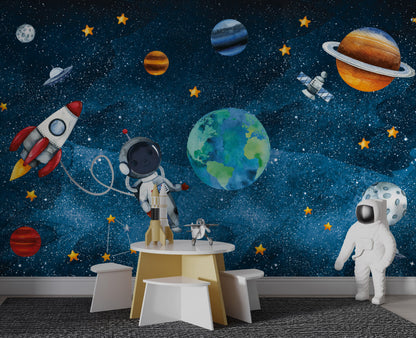 Küçük Astronot Duvar kağıdı