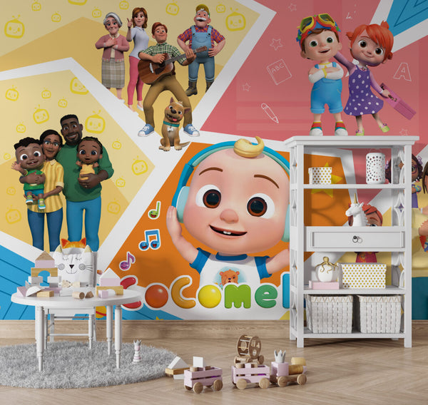 Cocomelon Arkadaşları Duvar Kağıdı Poster