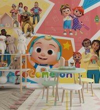 Cocomelon Arkadaşları Duvar Kağıdı Poster
