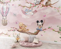 Winnie The Pooh Minnie Mouse Duvar Kağıdı Poster